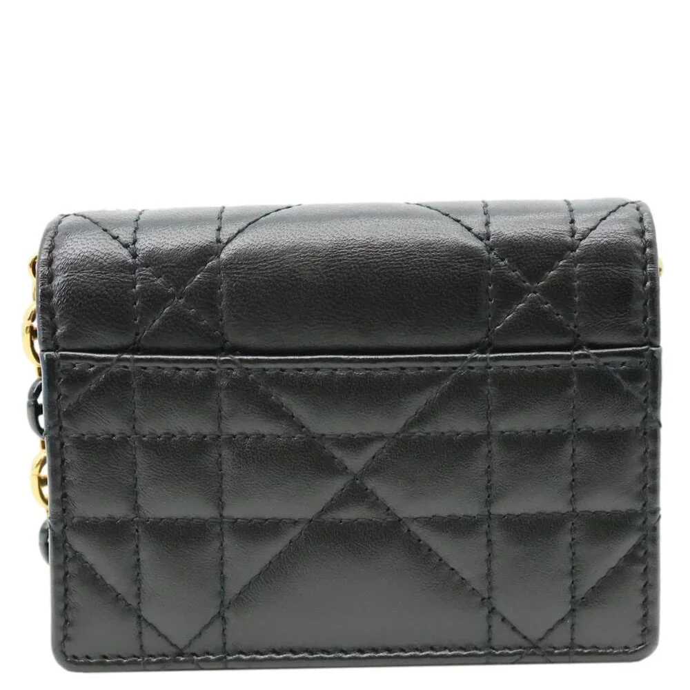 Christian Dior  Miss Caro Micro Cannage Lambskin Leather Crossbody Bag Black - Picture 4 of 13